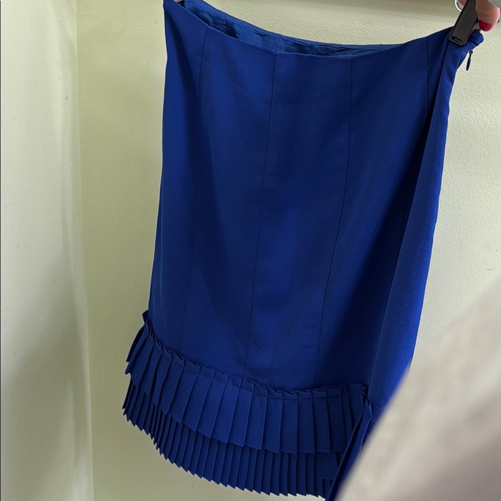 Nanette Lepore Royal Blue Pencil Skirt